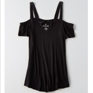 American Eagle Cold Shoulder Top
